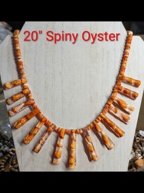 Amazing Spiny Oyster Statement Necklace
